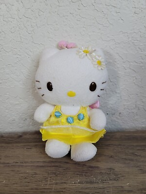 #ad Hello Kitty Plush Mini Doll Flower Dress Antennas Japan Sanrio Stuffed Figure