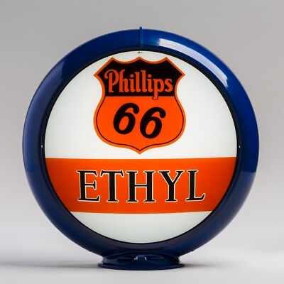 #ad #ad Phillips 66 Ethyl Bar 13.5quot; in Dark Blue Plastic Body G160 FREE US SHIPPING