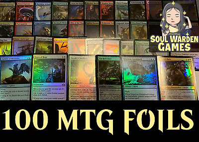 #ad 100 FOIL MAGIC THE GATHERING MTG CARDS LOT INSTANT COLLECTION