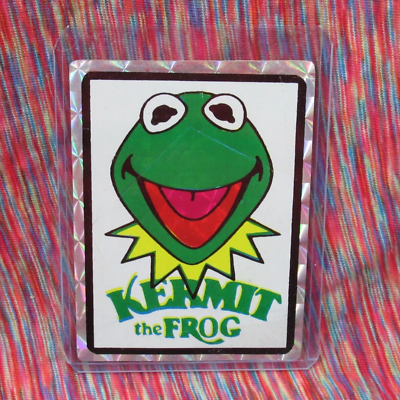 Vintage 1970#x27;s 1980#x27;s Kermit the Frog Muppets Promotional Sticker Jim Henson