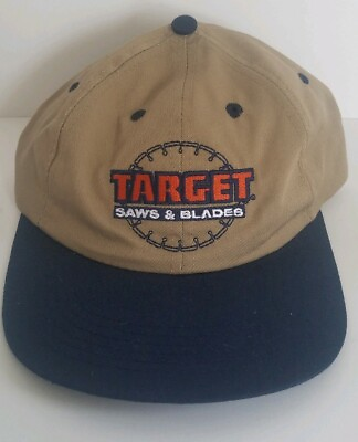 VINTAGE HAT Target Saws amp; Blades Snapback embroidered Tan