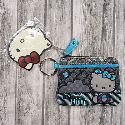Loungefly Hello Kitty Sanrio Zip Up Wallet Coin Purse Kitty With Apples *READ*