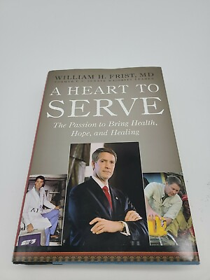 #ad William First A Heart To Serve Signed First Edition SENATE LEADER Holograms