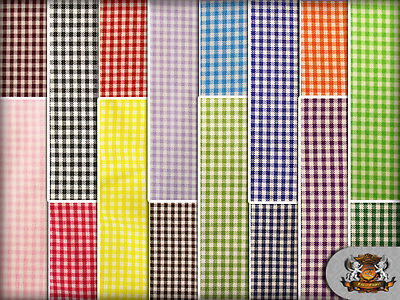 #ad Poly Poplin Gingham Fabric Mini Checkers 58quot; Wide Sold by the yard