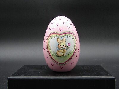 Easter Egg Wooden Hand Painted by Pat Berkout 2006