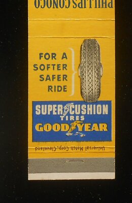 #ad 1940s Goodyear Super Cushion Tires Phillips Conoco Gas Las Cruces NM Dona Ana Co