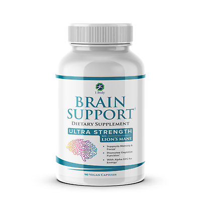#ad 1 Body Brain Support Supplement Support Healthy Brain Function Boost Focus