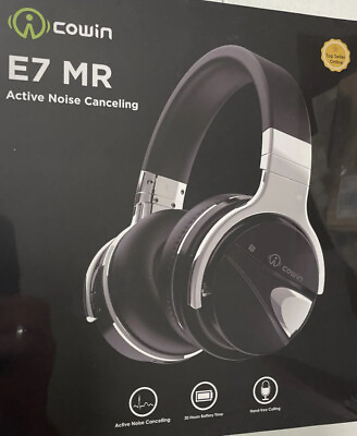 Cowin E7 MR Wireless Active Noise Cancelling Bluetooth Headphones Microphone