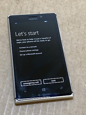 #ad Nokia Lumia 925 T Mobile RM 893 4G LTE Smartphone White