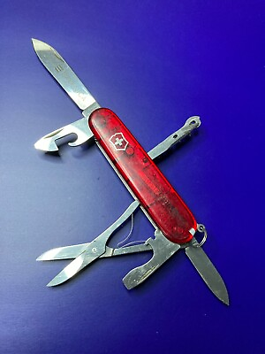 Victorinox Climber Swiss Army Knife Red Translucent