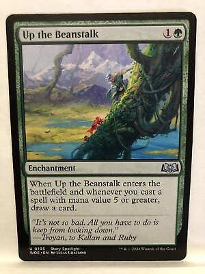 #ad Magic: The Gathering Up The Beanstalk Wilds of Eldraine Uncommon #0195