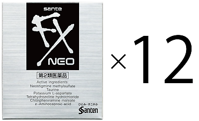 #ad #ad SantenSante FX NEO Cooling Eye Drops 12packs FedEx fast Exp 01 2026