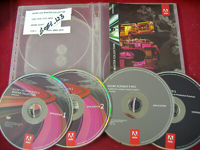 Adobe Creative Suite 5 CS5 Master Collection For Windows Full DVD Version