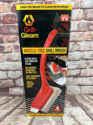 #ad Grill Gleam Bristle Free Grill Brush Grill Cleaning Brush Cleaner