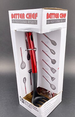 #ad Better Chef 6 Piece Nylon Kitchen Utensil Tool Set w Stainless Steel Handle New