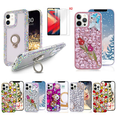 for Nokia Phone Case Girly Bling Diamonds Sparkly Women Soft Protective Cover