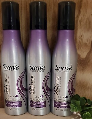 #ad Suave Professionals Firm Control Boosting Mousse 7oz Lot Of 3 $22.00