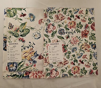 #ad 2pc Waverly Beautiful Things Charmant Garden 28quot;x26quot; Ea Coordinating NOS