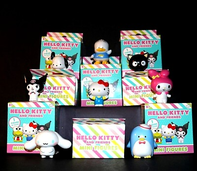 Hello Kitty amp; Friends Blind Box 14 Minifigures from 2 Sanrio Collections