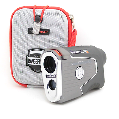 Bushnell Golf PRO X3 Slope Golf Laser Rangefinder Bundle with New Case