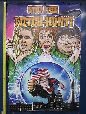 #ad #ad Republican Committee Stop The With Hunt Donald Trump Campaign Hocus Pocus Poster