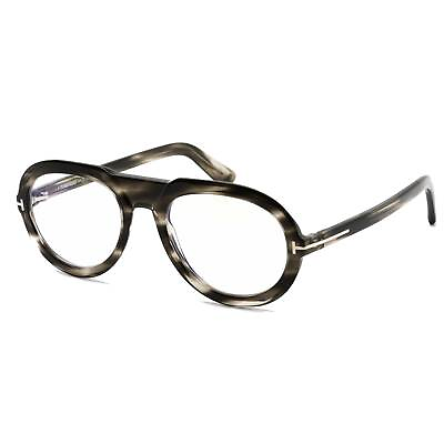 #ad #ad Tom Ford Men#x27;s Eyeglasses Havana Other Pilot Full Rim Plastic Frame FT5756 B 056