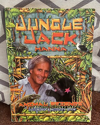 Jungle Jack Hanna Signed Coloring Book