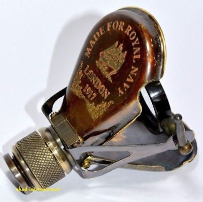 #ad Brass Binoculars Monocular Nautical Antique Spyglass Monocular
