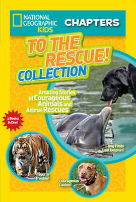 #ad National Geographic Kids Chapters: To the Rescue Collection: Amazin VERY GOOD