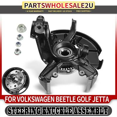 #ad Front Right Wheel Bearing Hub Knuckle Assembly for Volkswagen Golf Jetta Beetle
