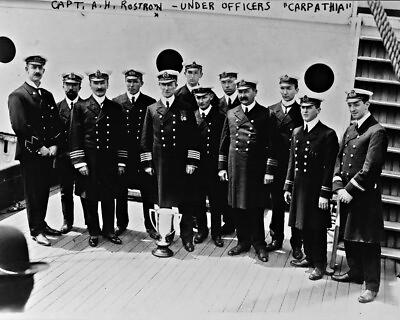 New Photo: Officers of RMS CARPATHIA Rescuers of TITANIC Survivors 6 Sizes