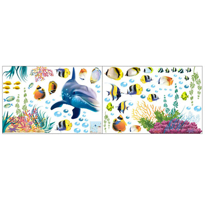 #ad Sea Life Stickers Ocean Creature Wall Decal Under The Sea Stickers