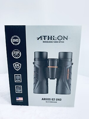 Athlon Optics Argos G2 8x42 UHD Binoculars Hunting Bird Watching Hiking Travel