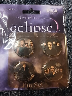 #ad 2010 NECA The Twilight Saga Eclipse 4 Pin Set