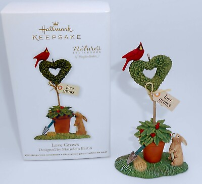 Hallmark Ornament 2011 LOVE GROWS Marjolein Bastin NATURE#x27;S SKETCHBOOK H34