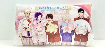 #ad NEW Small Sanrio Boys Hello Kitty Pillow Never Without My Favorite Friend
