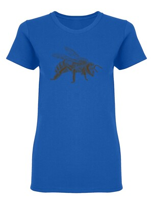 #ad Engraving Antique Of Honey Bee Shaped Tee Women#x27;s Image by Shutterstock