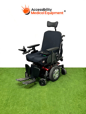 #ad Electric Power Wheelchair Quantum J4 Power Chair Tilt Includes Batteries