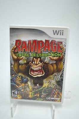 #ad Nintendo Wii Rampage Total Destruction Game