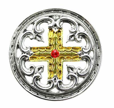 #ad Engrailed Cross Pendant Order Life Medieval Rosslyn Chapel Knights Templar
