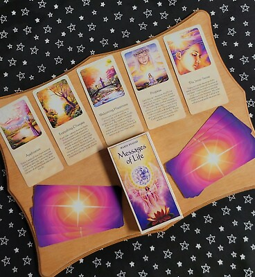 #ad Messages Oracle Card Deck with Guide Beginner Daily Affirmation Tarot