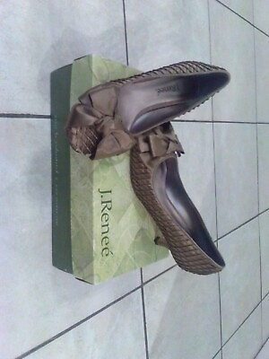 #ad J.renee womens beige pump shoes size 6 brand new unused in box