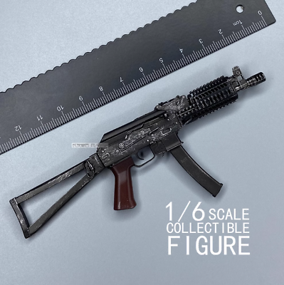 DAM Gangsters Kingdom Spades 8 1 6 Scale Submachine Gun Model for 12#x27;#x27; Figure