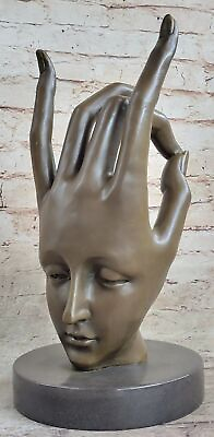 Surrealist Woman Hand by Dali Genuine real Bronze Sculpture Reproduction SALE