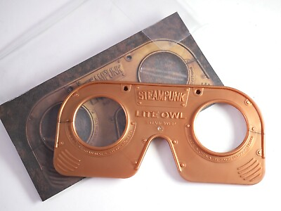 Steampunk Lite OWL Stereoscope 3D print viewer by Brian May Must see