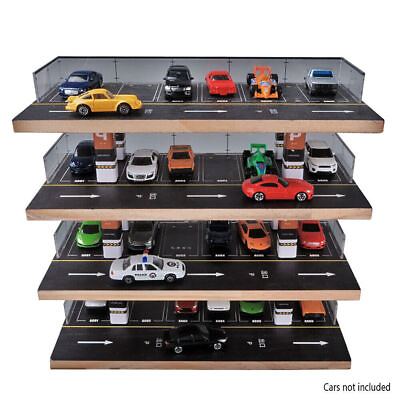 Diorama 1:64 Four Layers Car Garage Model Scene Parking Lot Scenery Model SALE