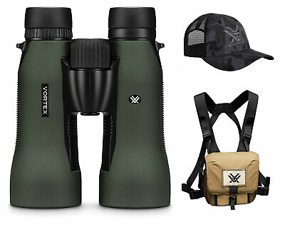 Vortex Diamondback HD 15x56 mm Binoculars w Vortex Harness Case and VX Hat