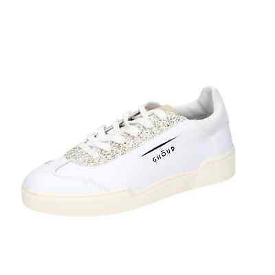 #ad Women#x27;s shoes GHOUD VENICE 6 EU 36 sneakers white leather glitter EZ920 36