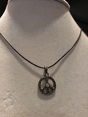 New Cookie Lee Pendant Charm Piece Necklace Bronze Genuine Crystal Jewelry