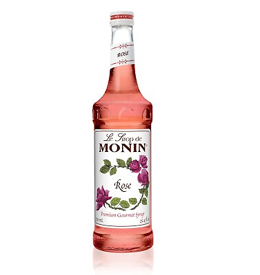 #ad Monin Rose Syrup 750mL H Rose